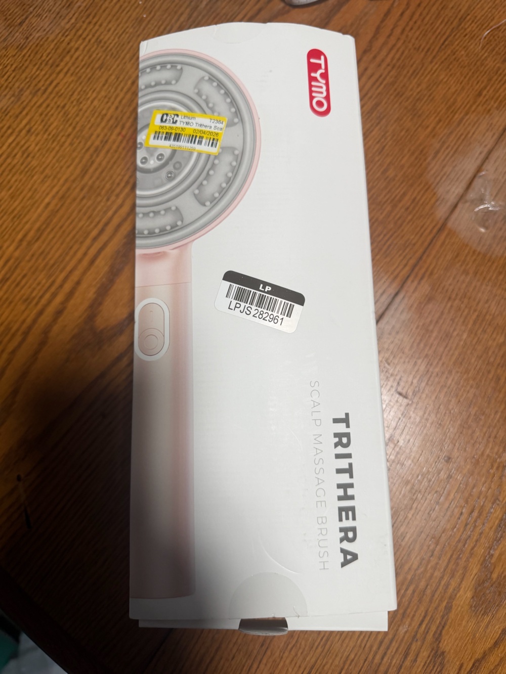 TriThea Pink Scalp Massage Brush with Silicone Bristles